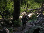 Shake down hike at Devlis Lake, WI